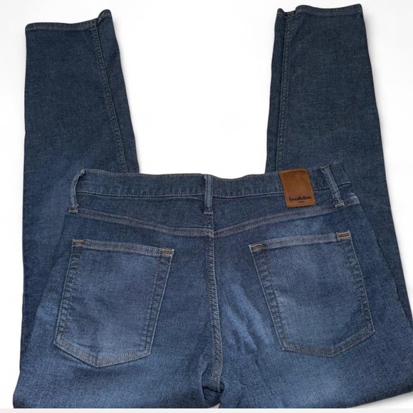 Goodfellow & Co Men's Indigo Straight Jeans - Picture 2 of 6